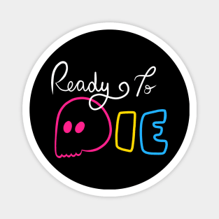 Ready To Die Emo Skull (Pansexual Colors) Magnet